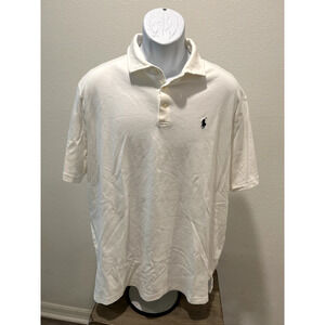 POLO RALPH LAUREN Men's Classic Fit Soft Cotton Polo White Choose Size B47